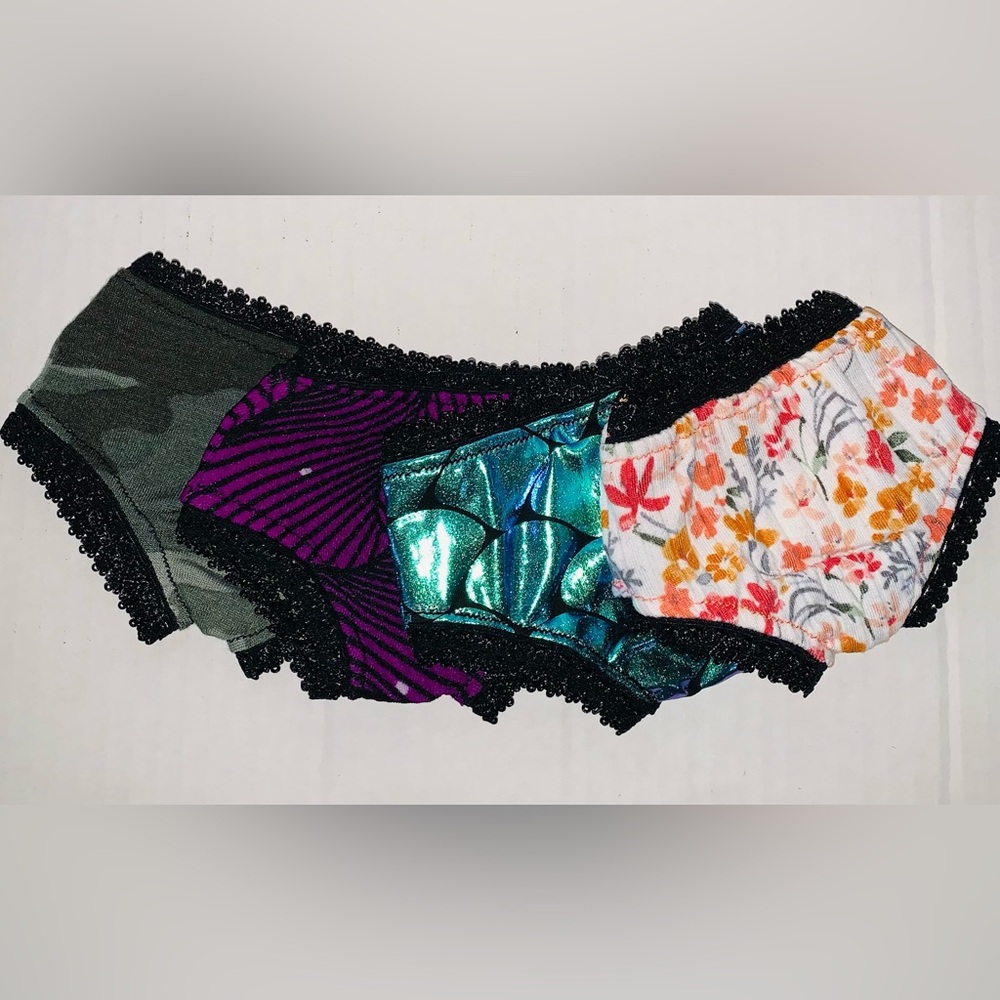 American Girl doll Any 18 Inch like Doll Panties Undies Set Of 4 Lot  Handmade